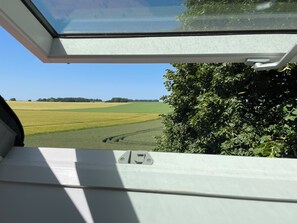 Blick von der Unterkunft
