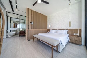 Luxury Villa, 4 Bedrooms, Private Pool | Egyptian cotton sheets, premium bedding, in-room safe - LegKo Villa (Pecatu)