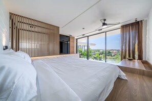 Vila Mewah, 4 kamar tidur, kolam renang pribadi | Pemandangan dari kamar