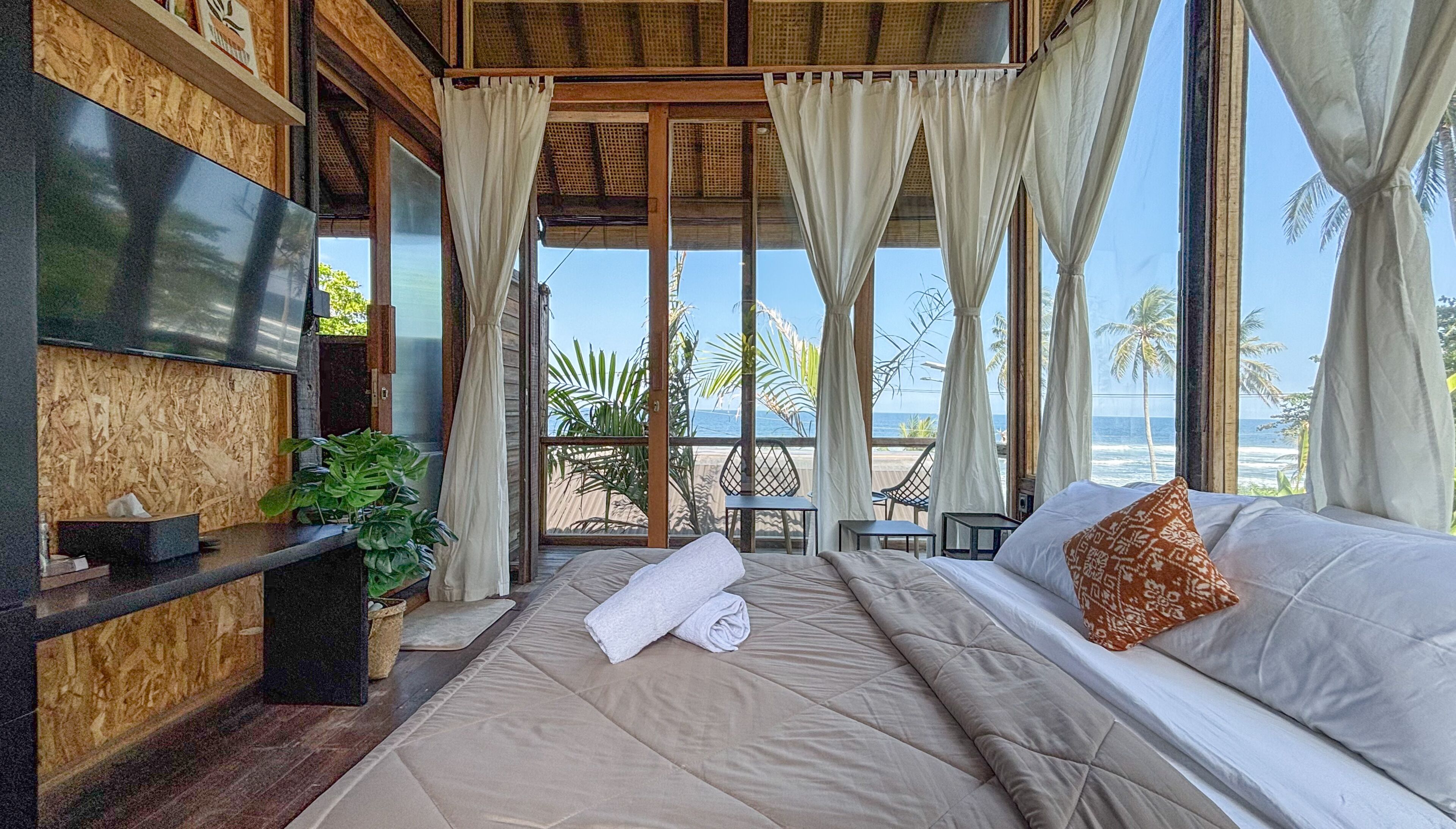 Villa de lujo, 2 habitaciones, balcón, vistas al mar | Vistas al mar