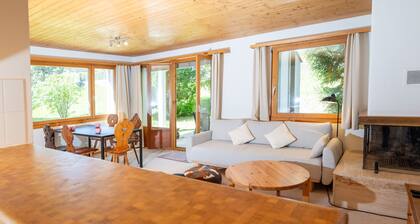 Gartenwohnung mit Bergblick & Grill