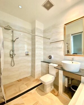 Superior Double Room, Balcony | Bathroom | Slippers - The Boone resort (Doi Saket)