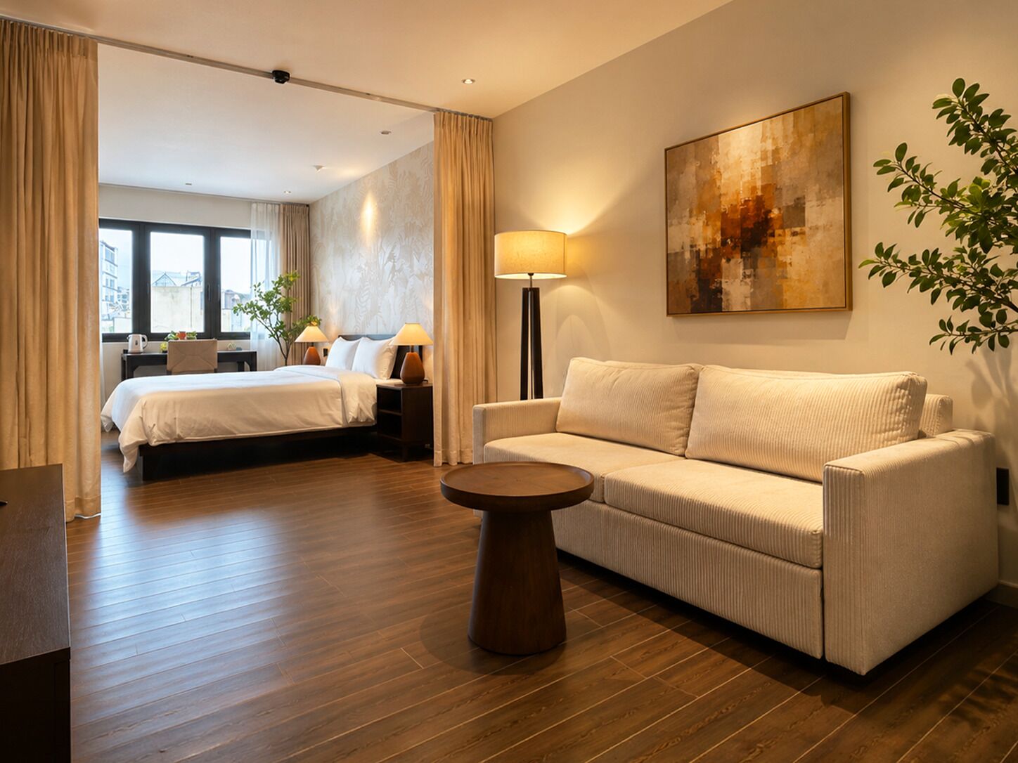 Suite | Premium bedding, memory foam beds, free WiFi, bed sheets