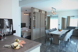 Superior Apartment, 3 Bedrooms, Air conditioning, Partial Sea View | Blackout drapes, iron/ironing board, free WiFi -  Luxury Seaside Villa PIA Ground Floor (Okrug Gornji)
