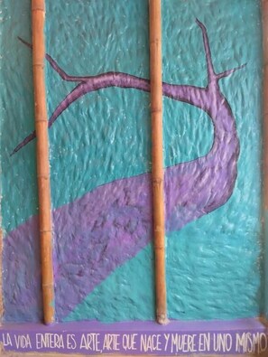 Habitació doble o amb dos llits individuals bàsica, vistes a la piscina | Detall de l'interior