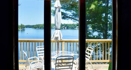 Unique Island Stay w/ Dock! Southwick Lake House