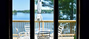 Unique Island Stay w/ Dock! Southwick Lake House