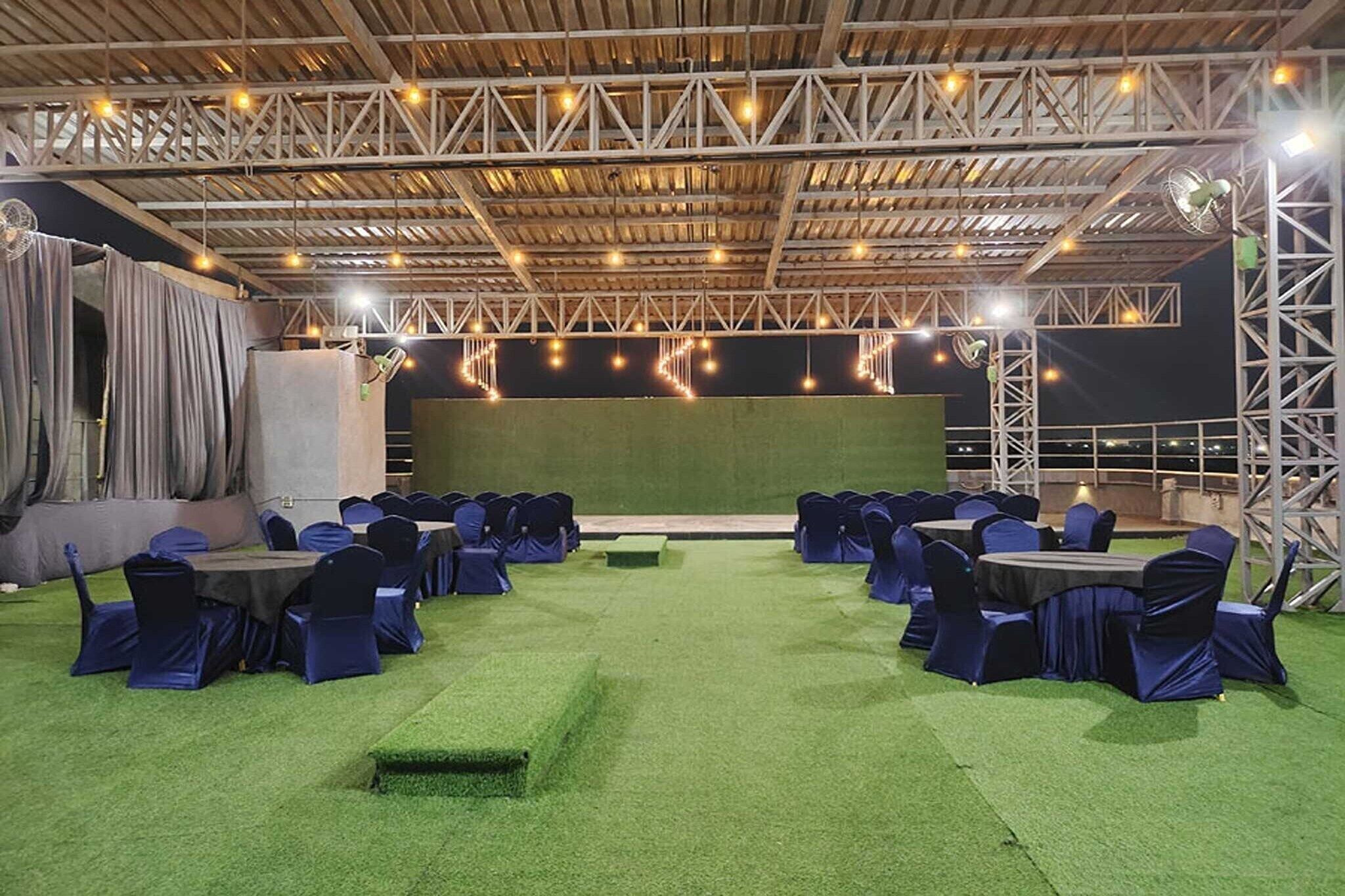 Espace banquet en plein air
