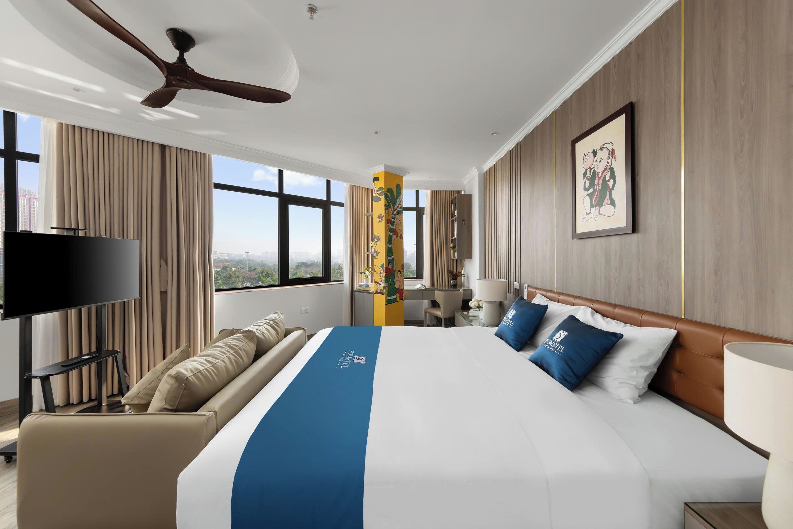 Suite Deluxe, vue parc | Bureau, rideaux occultants, Wi-Fi gratuit