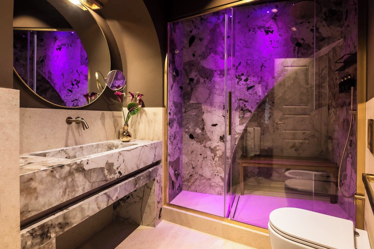 Chambre (Deluxe King Room) | Salle de bain | Douche, articles de toilette gratuits, sèche-cheveux
