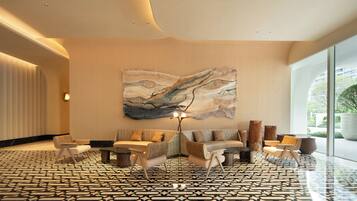 Sala de estar en el lobby