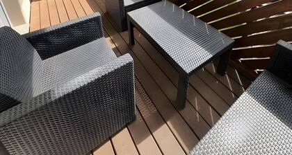 Apartment „Neue Ferienwohnung für 2 Personen“ mit Gemeinschaftsgarten, Balkon & WLAN