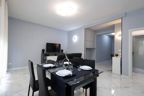 Dining - Cf Luxury House Apartment with Balcony, Wi-Fi and Air Conditioning (Ostia)