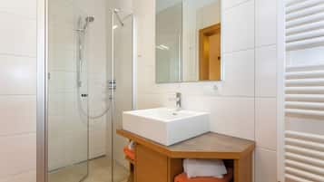 Shower, hair dryer