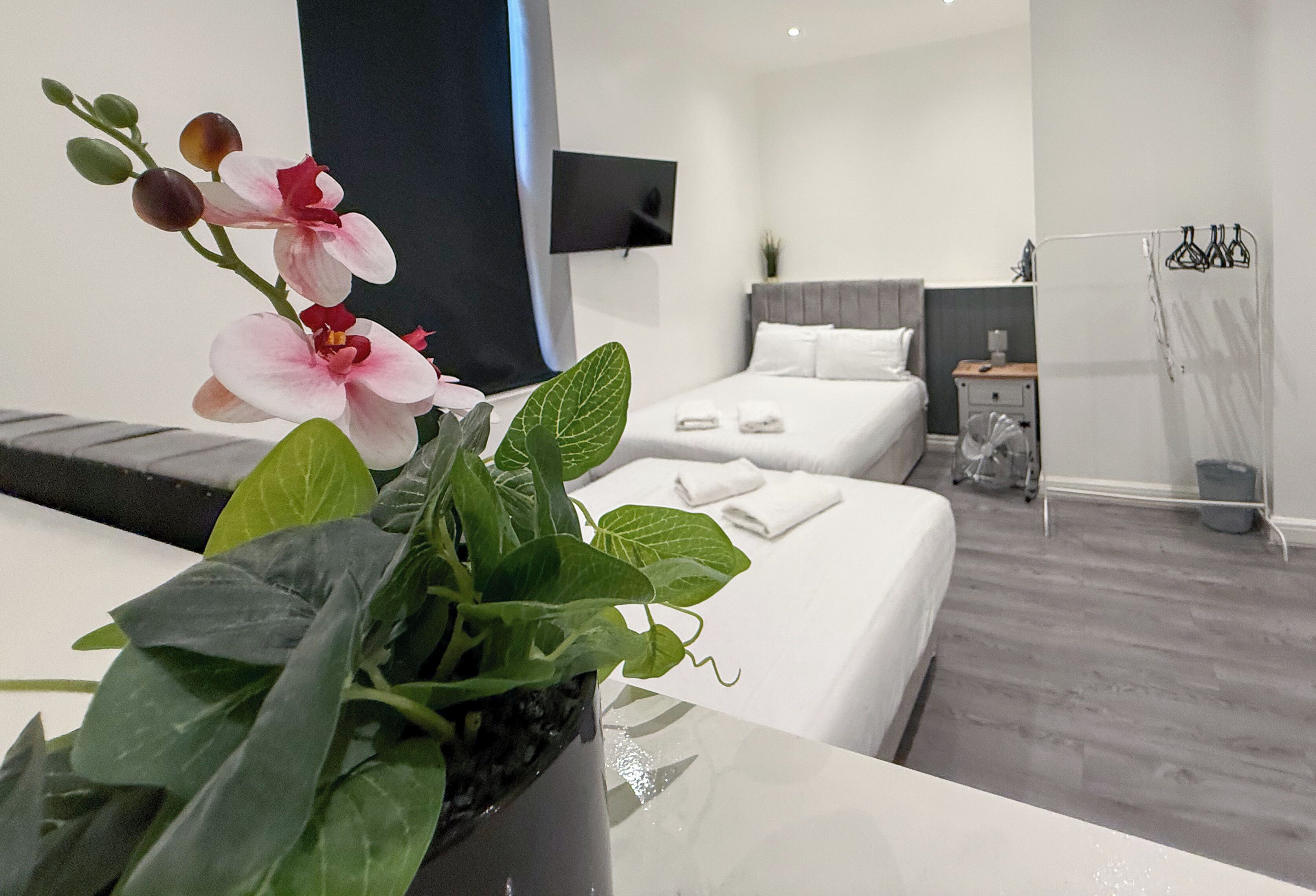 3 bedrooms, iron/ironing board, WiFi (free), bed sheets