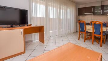 Apartment (Two Bedroom Apartment with Balcony) | Private kitchen | Fridge