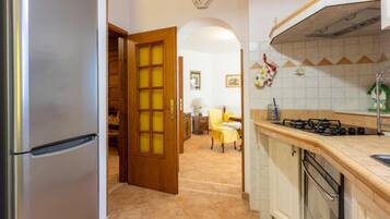 Studio (Studio Apartment with Terrace and Gar) | Private kitchen | Fridge