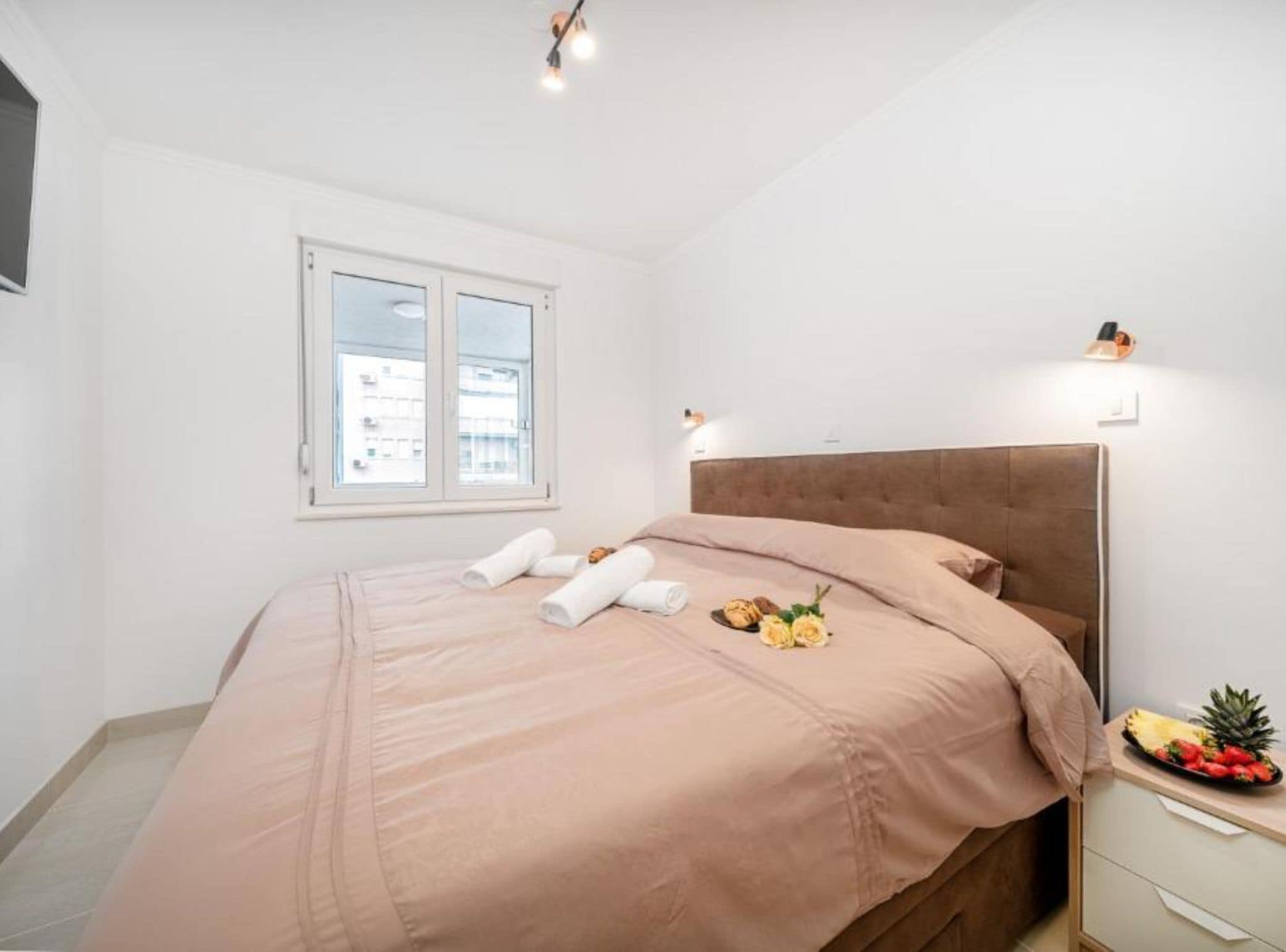 شقة (One bedroom Apartment) | 1 غرفة نوم وأسرّة أطفال/رضّع