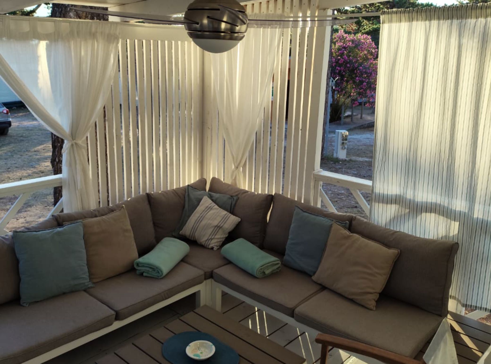 Maison mobile (Two Bedroom Mobile Home with Terrace) | Terrasse/patio