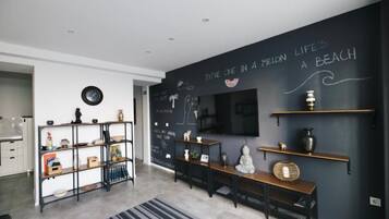 Apartment (Two Bedroom Apartment with Sea View) | Living room