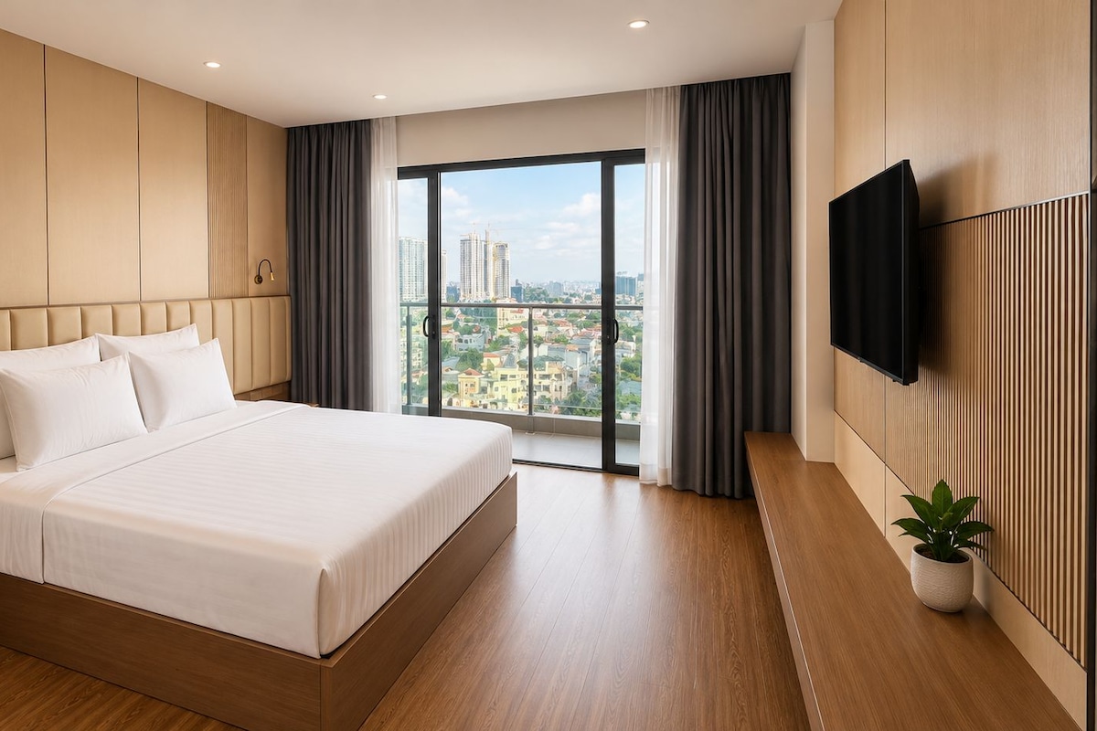 ห้องดีลักซ์ดับเบิล, ระเบียง, วิวภูเขา | เครื่องนอนระดับพรีเมี  ยม, มินิบาร์, โต๊ะทำงาน, พื้นที่ทำงานแบบใช้แล็ปท็อป