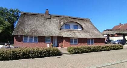 Relax under thatch with pool, beach chairs and loungers