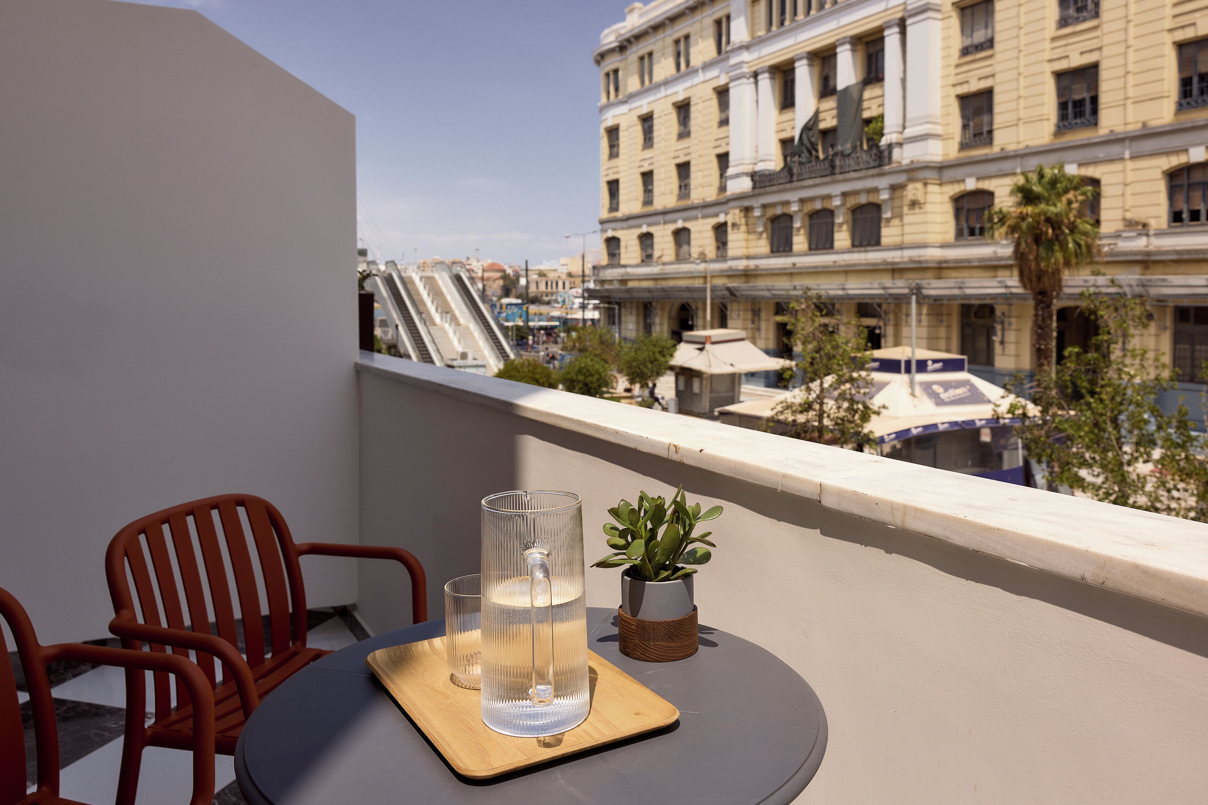 Comfort Double Room with Terrace & Square View | 테라스/파티오