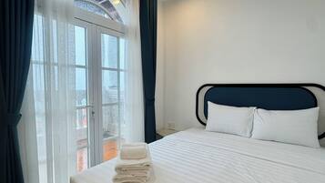 Chambre Deluxe, 1 très grand lit, vue océan