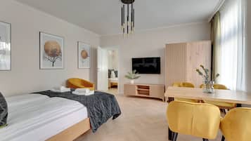 Comfort Apartment, Non Smoking, Kitchenette | Premium bedding, iron/ironing board, cots/infant beds, free WiFi