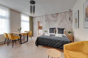 Comfort Apartment, Non Smoking, Kitchenette | Premium bedding, iron/ironing board, cots/infant beds, free WiFi - Sea & Monte City Center Apartments Sopot (Sopot)