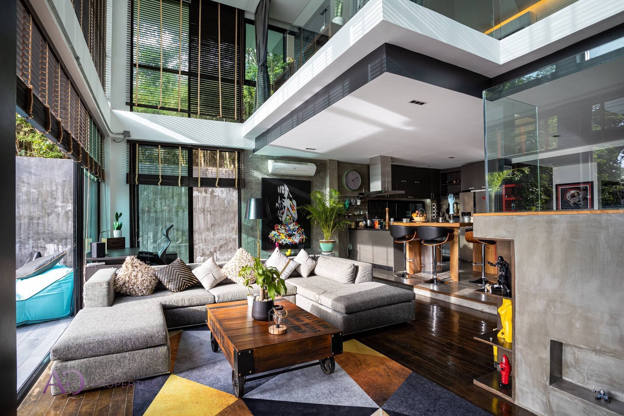 Villa, 4 habitaciones, para fumadores, alberca privada | Sala de estar