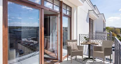 Stylish Studio with a Balcony | A Place to Work