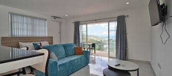 Cozy 1-bedroom studio in beautiful Anse Royale with AC