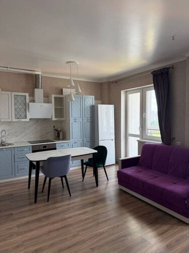 Modern Apartment with Library View