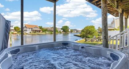 NEW! Coastal Getaway, Waterfront, Pool & Hot Tub