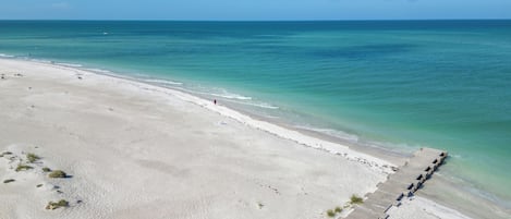 On the beach
