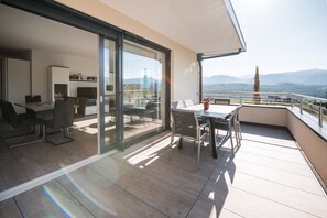 Outdoor dining - Panorama Apartment Bonell I 744A (Caldaro sulla strada del vino)
