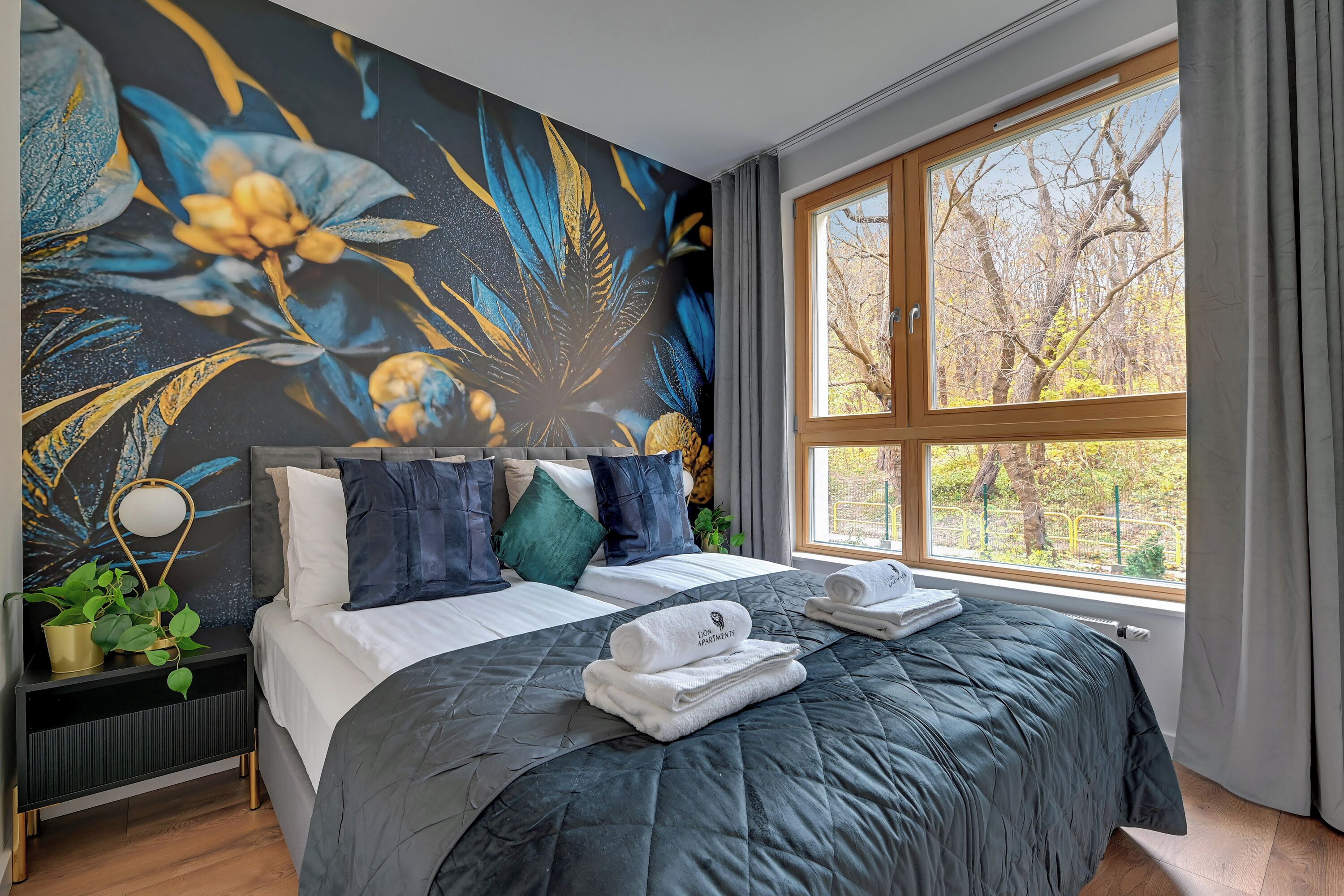 Appartamento Comfort, balcone | Biancheria da letto di alta qualità, con arredamento individuale