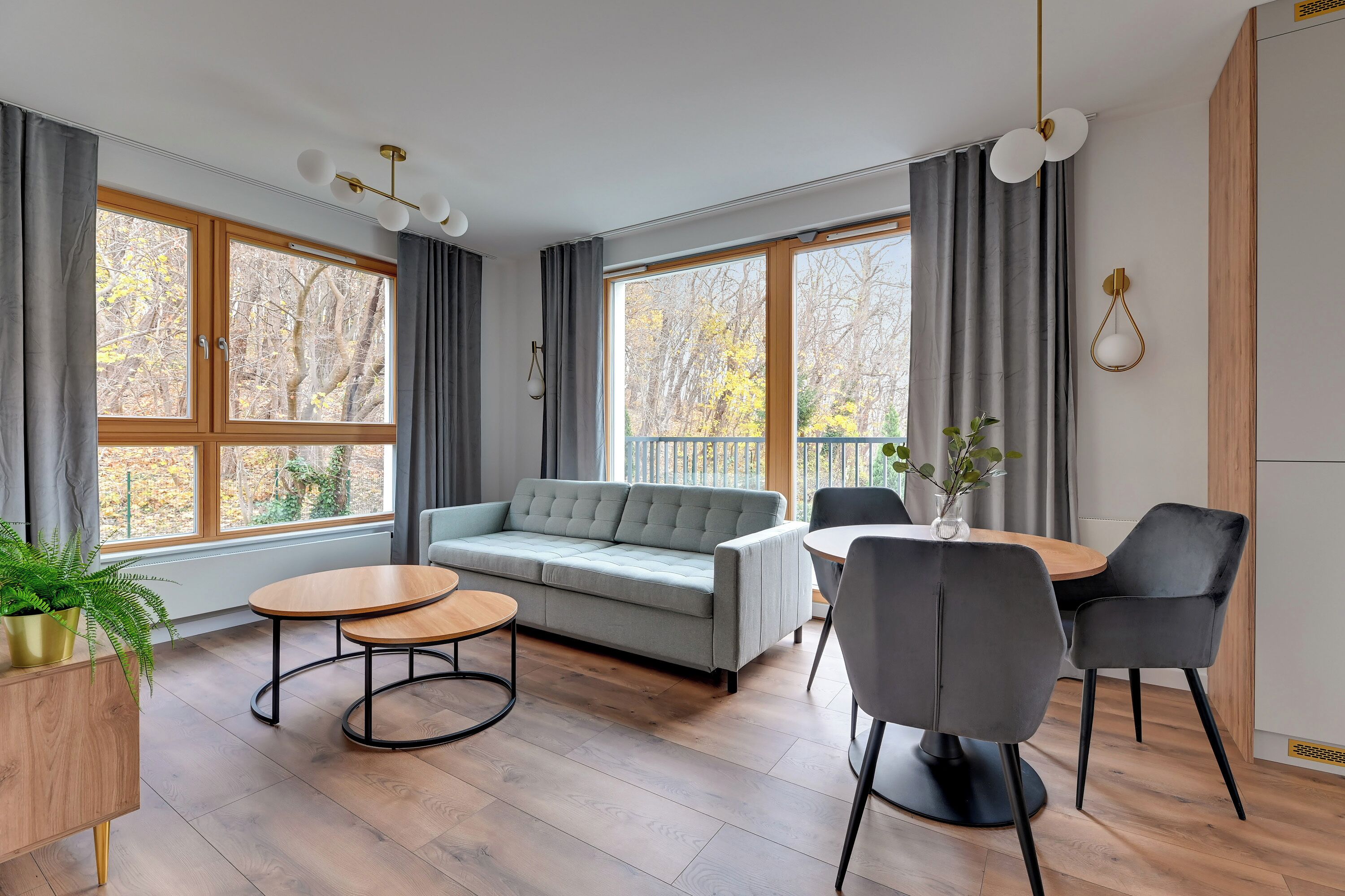 Appartamento Comfort, balcone | Biancheria da letto di alta qualità, con arredamento individuale