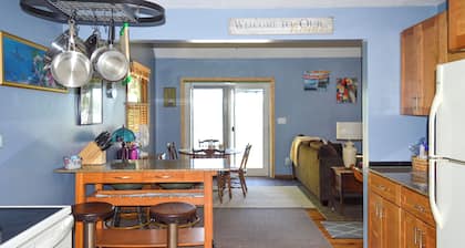Unique Island Stay w/ Dock! Southwick Lake House