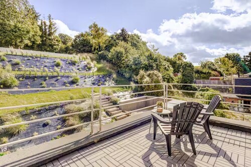 Studio with terrace between Liège and Maastricht