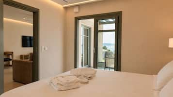 Deluxe-Suite, 1 Schlafzimmer, Balkon | Hochwertige Bettwaren, Zimmersafe, schallisolierte Zimmer