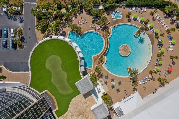 Pool - Laketown Wharf 413 | Resort Pools, Walk to Beach, Sleeps 8 (Panama City Beach)