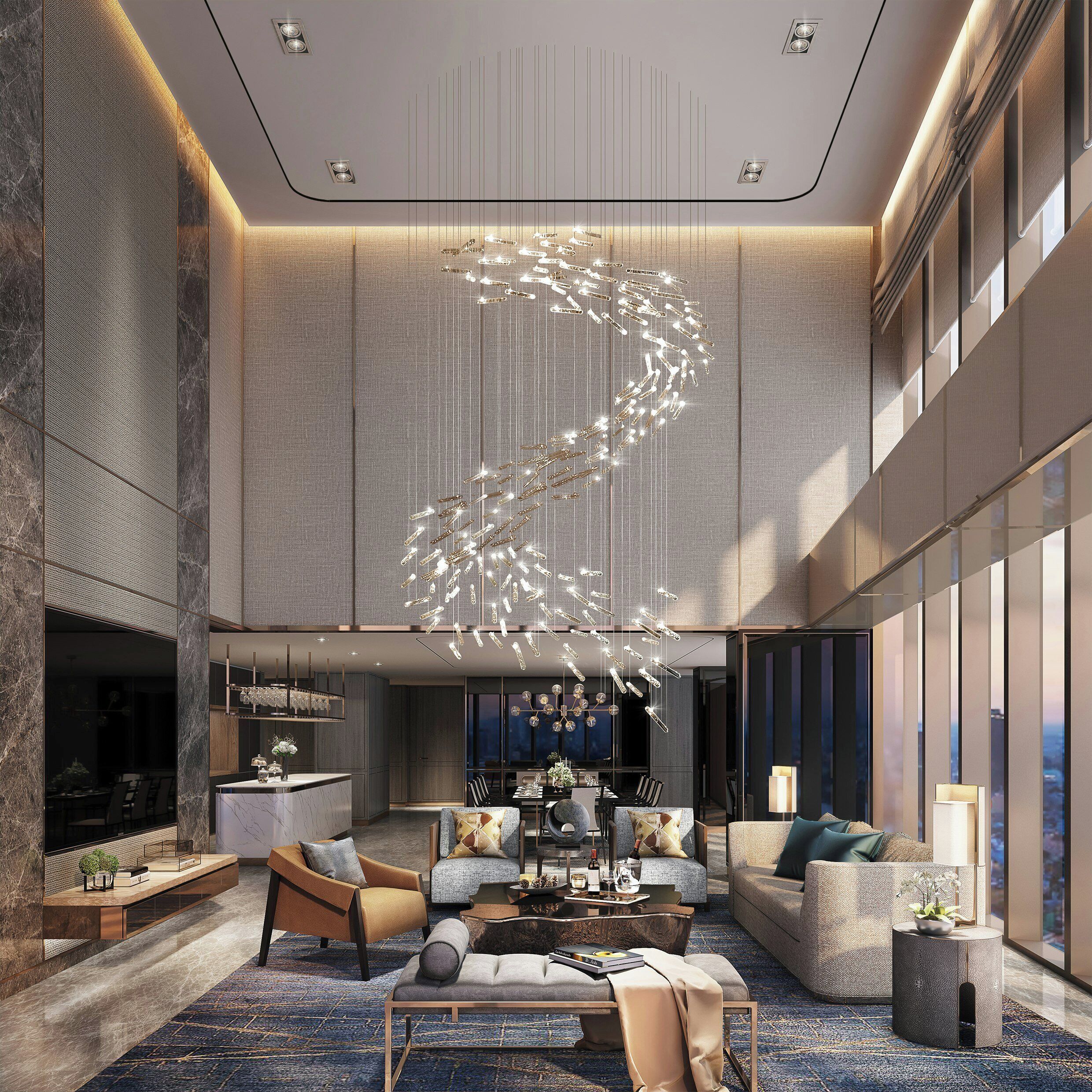 Presidential Suite (Two-Bedroom) | Living room