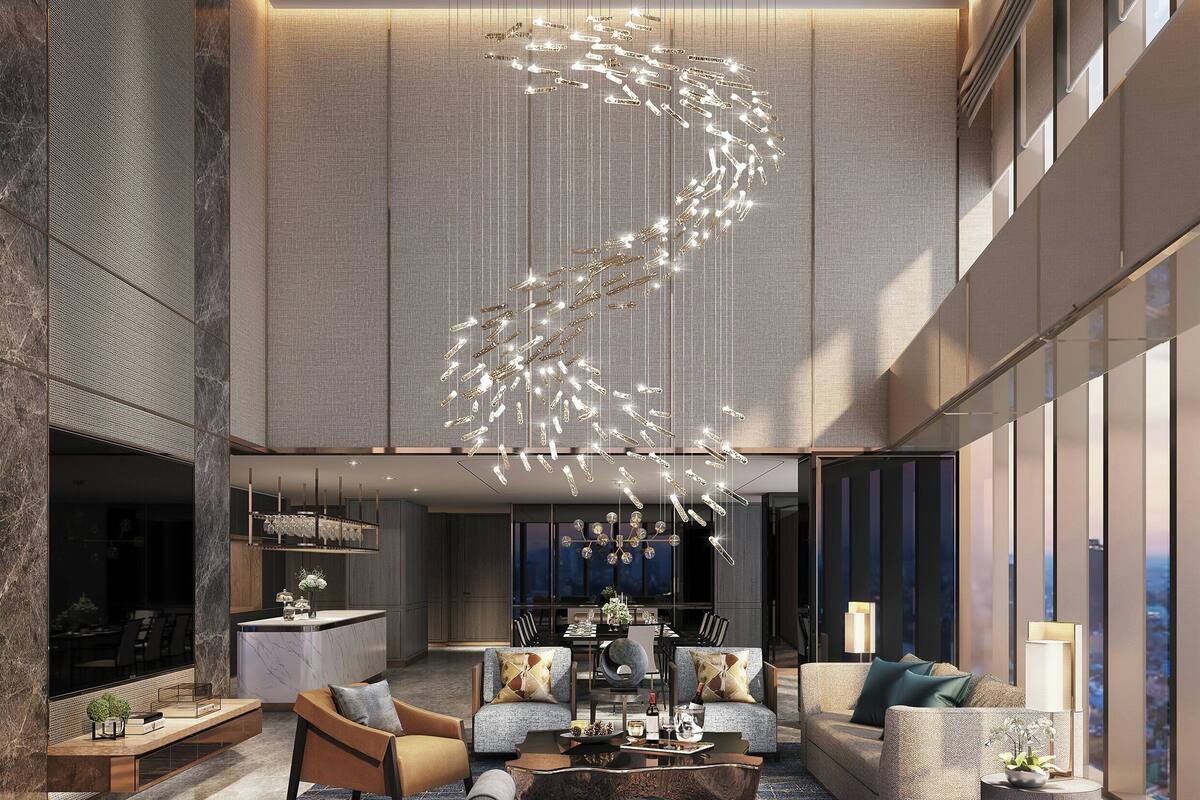 Presidential Suite (Two-Bedroom) | Living room
