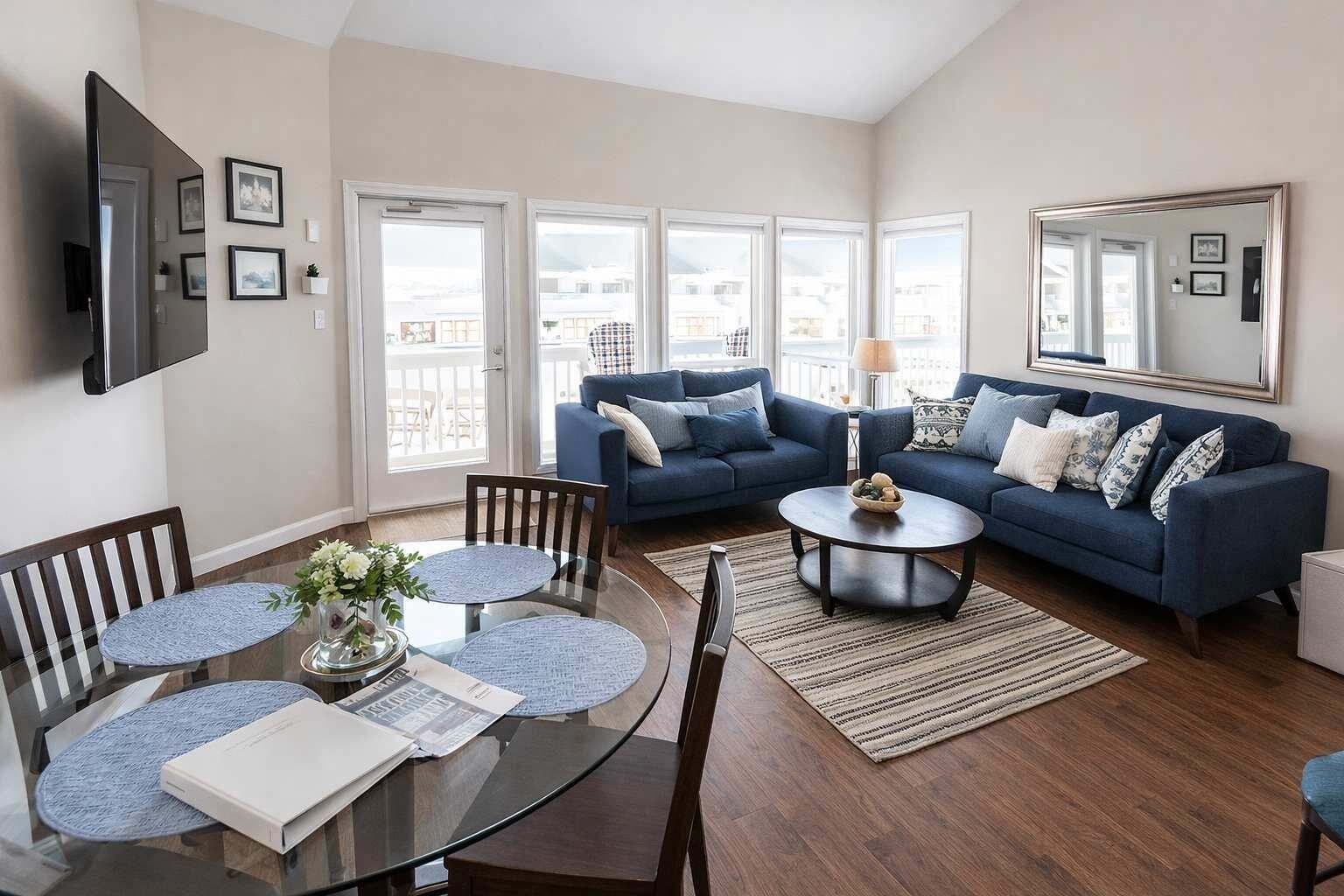 Apartment, 2 Bedrooms | Living area