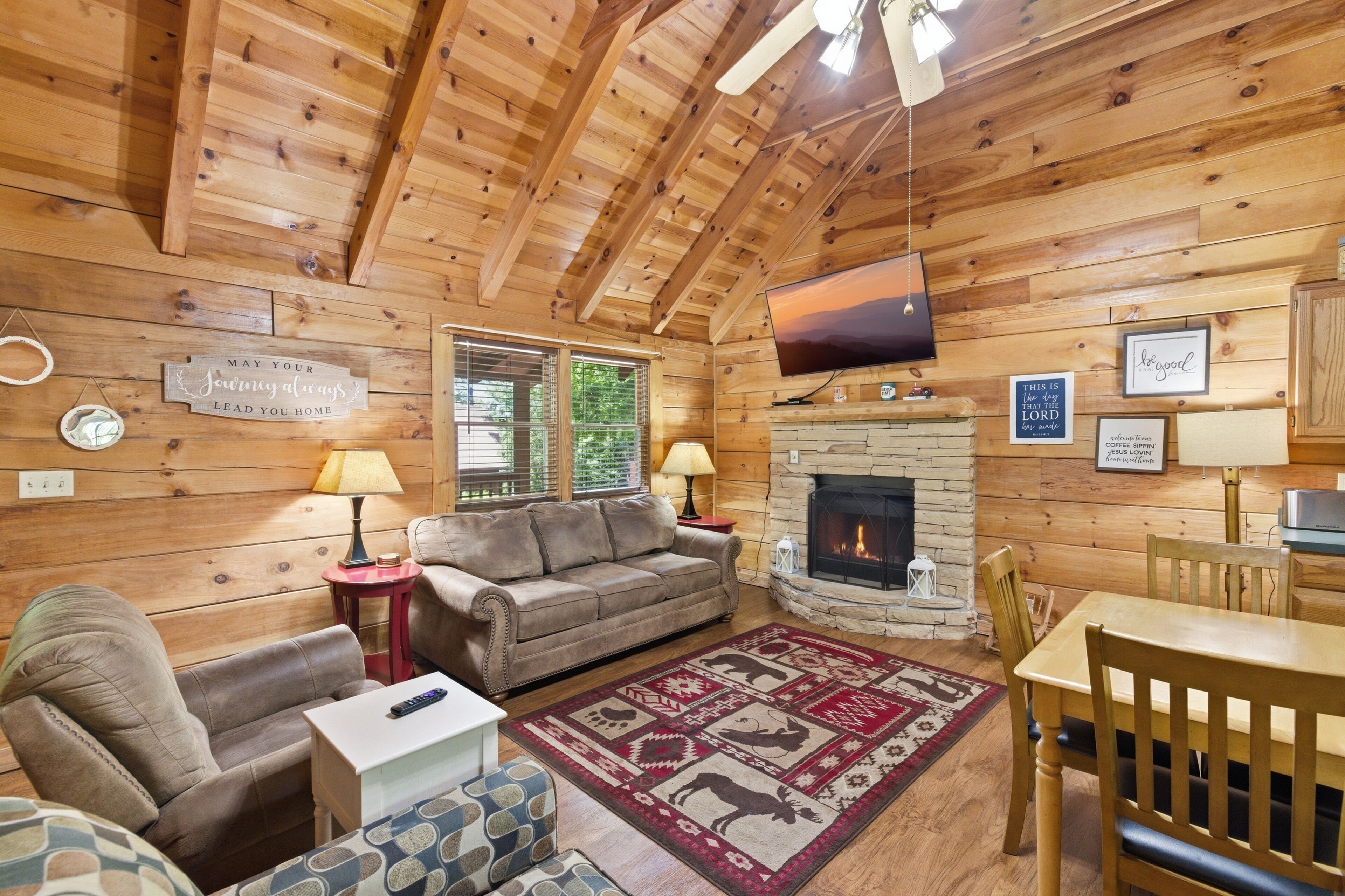 Ferienhütte, 1 Schlafzimmer | Wohnbereich