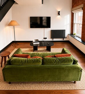 Living area - Luxury Duplex Loft in Manchester City Centre (Manchester)