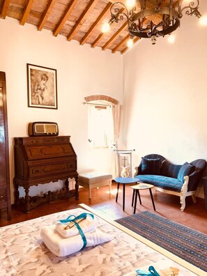 Interior - Tuscany natural stone house with fireplace & panorama - quiet near Vinci, close to Florence (Mezzana)