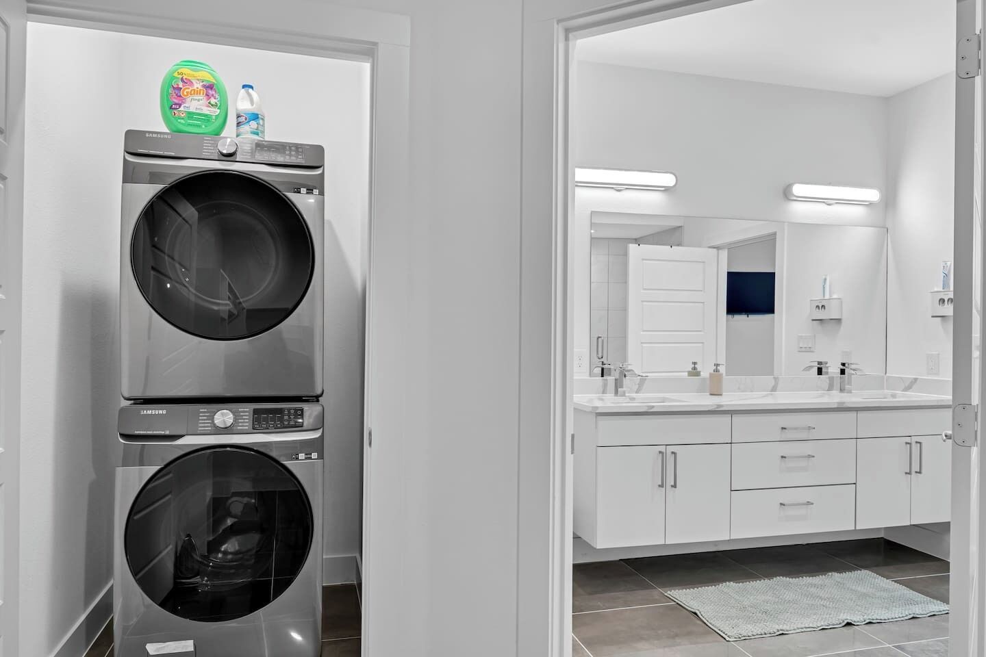 In-unit washer and dryer for your convenience during longer stays.